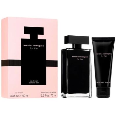 Narciso Rodriguez pentru ea Set (EdT 100ml + BL 75ml) Narciso Rodriguez pentru ea Set (EdT 100ml + BL 75ml)