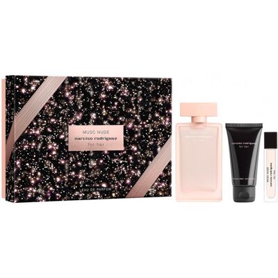 Narciso Rodriguez Musc Nude Eau De Parfum Set - 100ml, Body Lotion 50ml, Mini 10ml Narciso Rodriguez Musc Nude Eau De Parfum Set - 100ml, Body Lotion 50ml, Mini 10ml