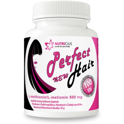 Nutricius Perfect HAIR Metionină 500mg - Supliment alimentar Nutricius Perfect HAIR Metionină 500mg - Supliment alimentar