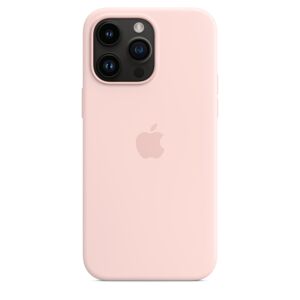 Apple Husa de protectie telefon Apple pentru iPhone 14 Pro Max, Magsafe, Silicon, Chalk Pink
