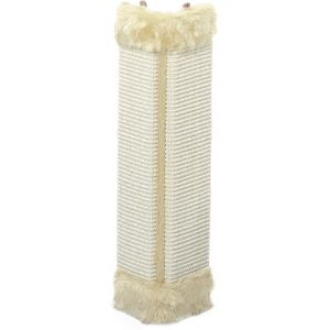 Fgo Flamingo Zegar de colț pentru pisici - Catnip, plus și sisal, 49x22cm Fgo Flamingo Zegar de colț pentru pisici - Catnip, plus și sisal, 49x22cm