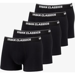 Boxeri Urban Classics Organic Boxer Shorts 5-Pack Black/ Black/ Black/ Black/ Black S Black S male Boxeri Urban Classics Organic Boxer Shorts 5-Pack Black/ Black/ Black/ Black/ Black S Black S male