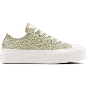 Converse Chuck Taylor All Star Lift Platform Textured Material Green Femei - Adidași Converse - Verde - A13524C-6 - Size: 6 Verde 6 female Converse Chuck Taylor All Star Lift Platform Textured Material Green Femei - Adidași Converse - Verde - A13524C-6 - Size: 6 Verde 6 female