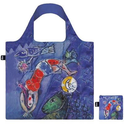 Loqi Marc Chagall - The Blue Circus Recycled Bag Unisex - Rucsacuri și genți LOQI - Albastru - MC.BC-One-size - Size: One size Albastru One size unisex Loqi Marc Chagall - The Blue Circus Recycled Bag Unisex - Rucsacuri și genți LOQI - Albastru - MC.BC-One-size - Size: One size Albastru One size unisex