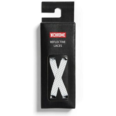 Chrome Industries Reflective Laces White Unisex - Șireturi Chrome - Alb - AC-220-WTRF-NA-140cm - Size: 140cm Alb 140cm unisex Chrome Industries Reflective Laces White Unisex - Șireturi Chrome - Alb - AC-220-WTRF-NA-140cm - Size: 140cm Alb 140cm unisex