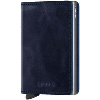 Secrid Slimwallet Vintage Blue Unisex - Portofele Secrid - Albastru - SV-Blue-One-size - Size: One size Albastru One size unisex Secrid Slimwallet Vintage Blue Unisex - Portofele Secrid - Albastru - SV-Blue-One-size - Size: One size Albastru One size unisex