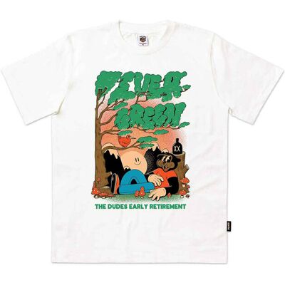 The Dudes Evergreen Seasonal T-Shirt Bărbați - Tricouri The Dudes - Alb - 10003901-M - Size: M Alb M male The Dudes Evergreen Seasonal T-Shirt Bărbați - Tricouri The Dudes - Alb - 10003901-M - Size: M Alb M male