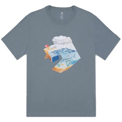 Converse Star Chevron Ocean T-Shirt Blue Bărbați - Tricouri Converse - Albastru - 10024746-A03-M - Size: M Albastru M male Converse Star Chevron Ocean T-Shirt Blue Bărbați - Tricouri Converse - Albastru - 10024746-A03-M - Size: M Albastru M male
