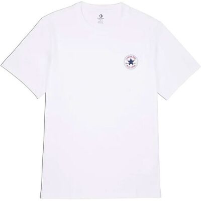 Converse Go-To Mini Patch T-Shirt White Bărbați - Tricouri Converse - Alb - 10026565-A01-M - Size: M Alb M male Converse Go-To Mini Patch T-Shirt White Bărbați - Tricouri Converse - Alb - 10026565-A01-M - Size: M Alb M male