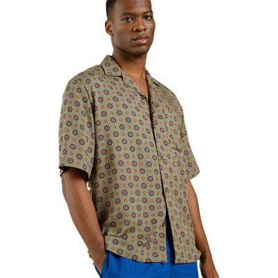 Dedicated Shirt Marstrand Medallion Ditsy Green Bărbați - Cămaşă Dedicated - Verde - 22899-L - Size: L Verde L male Dedicated Shirt Marstrand Medallion Ditsy Green Bărbați - Cămaşă Dedicated - Verde - 22899-L - Size: L Verde L male