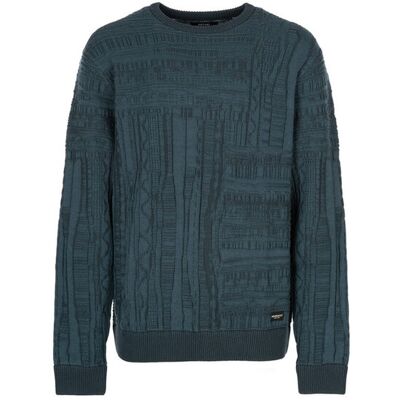 IrieDaily Theo Structure Knit Blue Bărbați - Hanorace și bluze cu glugă IrieDaily - Albastru - 615D231-464-L - Size: L Albastru L male IrieDaily Theo Structure Knit Blue Bărbați - Hanorace și bluze cu glugă IrieDaily - Albastru - 615D231-464-L - Size: L Albastru L male