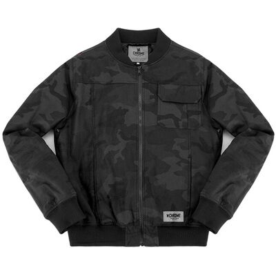 Chrome Industries Utility Bomber Jacket Black Camo Bărbați - Geci Chrome - Negru - AP-301-BCAM-L - Size: L Negru L male Chrome Industries Utility Bomber Jacket Black Camo Bărbați - Geci Chrome - Negru - AP-301-BCAM-L - Size: L Negru L male