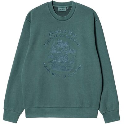 Carhartt WIP Bayou Sweatshirt Botanic Bărbați - Hanorace și bluze cu glugă Carhartt WIP - Verde - I031818_1D7_GD-L - Size: L Verde L male Carhartt WIP Bayou Sweatshirt Botanic Bărbați - Hanorace și bluze cu glugă Carhartt WIP - Verde - I031818_1D7_GD-L - Size: L Verde L male
