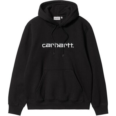 Carhartt WIP Hooded Carhartt Sweat Black Bărbați - Hanorace și bluze cu glugă Carhartt WIP - Negru - I030547_0D2_XX-M - Size: M Negru M male Carhartt WIP Hooded Carhartt Sweat Black Bărbați - Hanorace și bluze cu glugă Carhartt WIP - Negru - I030547_0D2_XX-M - Size: M Negru M male