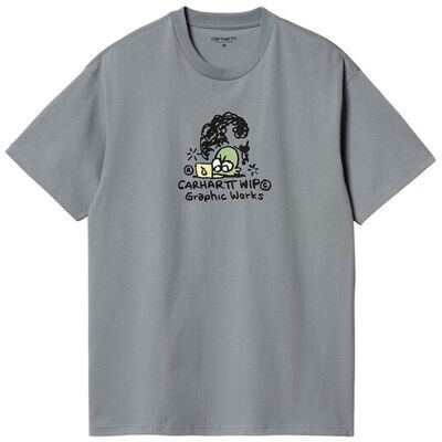 Carhartt WIP S/S Graphic Works T-Shirt Dove Grey Bărbați - Tricouri Carhartt WIP - Gri - I034014_191_XX-S - Size: S Gri S male Carhartt WIP S/S Graphic Works T-Shirt Dove Grey Bărbați - Tricouri Carhartt WIP - Gri - I034014_191_XX-S - Size: S Gri S male