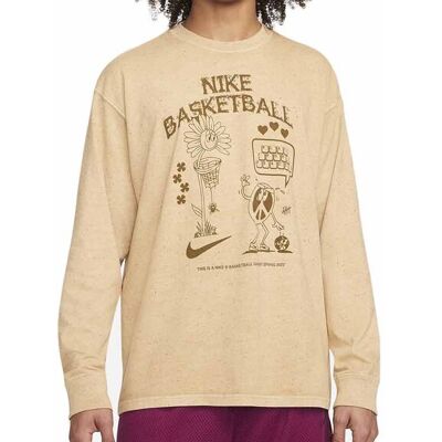 Nike Basketball Long-Sleeve T-Shirt Bărbați - Tricouri Nike - Maro deschis - DN3044-101-M - Size: M Maro deschis M male Nike Basketball Long-Sleeve T-Shirt Bărbați - Tricouri Nike - Maro deschis - DN3044-101-M - Size: M Maro deschis M male