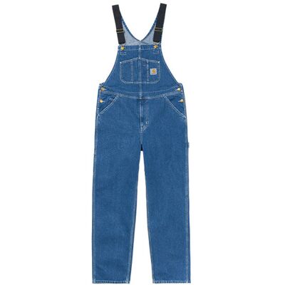 Carhartt WIP Bib Overall Blue Bărbați - Pantaloni Carhartt WIP - Albastru - I022946_01_06-36-32 - Size: 36-32 Albastru 36-32 male Carhartt WIP Bib Overall Blue Bărbați - Pantaloni Carhartt WIP - Albastru - I022946_01_06-36-32 - Size: 36-32 Albastru 36-32 male