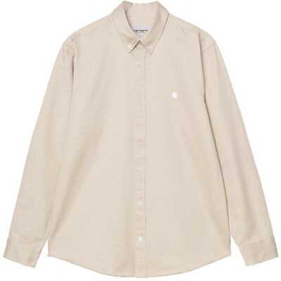 Carhartt WIP L/S Madison Shirt Light Brown Bărbați - Cămaşă Carhartt WIP - Maro deschis - I023339_3M7_XX-XL - Size: XL Maro deschis XL male Carhartt WIP L/S Madison Shirt Light Brown Bărbați - Cămaşă Carhartt WIP - Maro deschis - I023339_3M7_XX-XL - Size: XL Maro deschis XL male