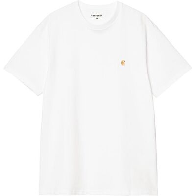 Carhartt WIP S/S Chase T-Shirt White Bărbați - Tricouri Carhartt WIP - Alb - I026391_00R_XX-L - Size: L Alb L male Carhartt WIP S/S Chase T-Shirt White Bărbați - Tricouri Carhartt WIP - Alb - I026391_00R_XX-L - Size: L Alb L male