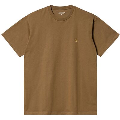 Carhartt WIP S/S Chase T-Shirt Brown I026391_00Y_XX Bărbați - Tricouri Carhartt WIP - Maro - I026391_00Y_XX-XL - Size: XL Maro XL male Carhartt WIP S/S Chase T-Shirt Brown I026391_00Y_XX Bărbați - Tricouri Carhartt WIP - Maro - I026391_00Y_XX-XL - Size: XL Maro XL male