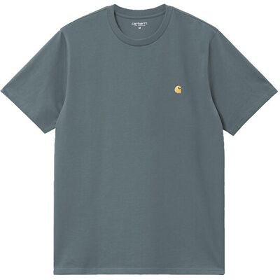 Carhartt WIP S/S Chase T-Shirt Blue Bărbați - Tricouri Carhartt WIP - Albastru - I026391_3LP_XX-L - Size: L Albastru L male Carhartt WIP S/S Chase T-Shirt Blue Bărbați - Tricouri Carhartt WIP - Albastru - I026391_3LP_XX-L - Size: L Albastru L male