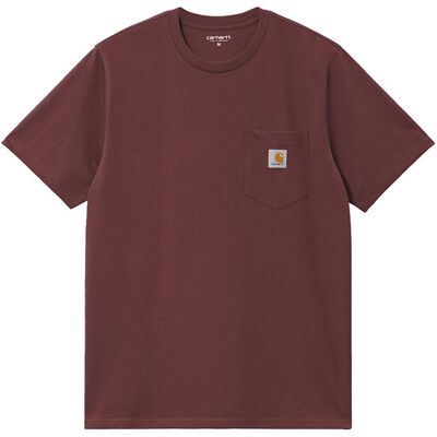 Carhartt WIP S/S Pocket T-Shirt Burgundy Bărbați - Tricouri Carhartt WIP - Burgund - I030434_33K_XX-XL - Size: XL Burgund XL male Carhartt WIP S/S Pocket T-Shirt Burgundy Bărbați - Tricouri Carhartt WIP - Burgund - I030434_33K_XX-XL - Size: XL Burgund XL male