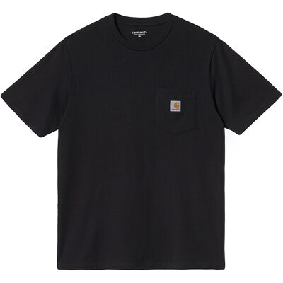 Carhartt WIP S/S Pocket T-Shirt Black Bărbați - Tricouri Carhartt WIP - Negru - I030434_89_XX-S - Size: S Negru S male Carhartt WIP S/S Pocket T-Shirt Black Bărbați - Tricouri Carhartt WIP - Negru - I030434_89_XX-S - Size: S Negru S male