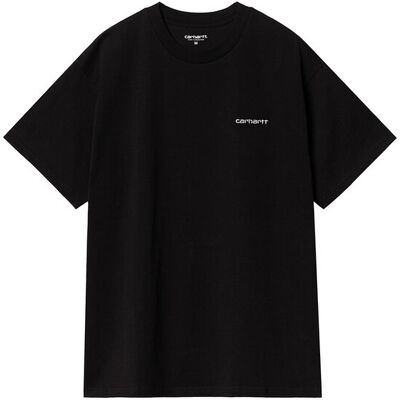 Carhartt WIP S/S Script Embroidery T-Shirt Black Bărbați - Tricouri Carhartt WIP - Negru - I030435_0D2_XX-S - Size: S Negru S male Carhartt WIP S/S Script Embroidery T-Shirt Black Bărbați - Tricouri Carhartt WIP - Negru - I030435_0D2_XX-S - Size: S Negru S male