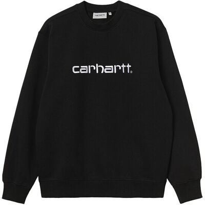 Carhartt WIP Carhartt Sweat Black White Bărbați - Hanorace și bluze cu glugă Carhartt WIP - Negru - I030546_0D2_XX-L - Size: L Negru L male Carhartt WIP Carhartt Sweat Black White Bărbați - Hanorace și bluze cu glugă Carhartt WIP - Negru - I030546_0D2_XX-L - Size: L Negru L male