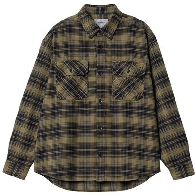 Carhartt WIP L/S Krenz Shirt Larch Bărbați - Cămaşă Carhartt WIP - Maro - I032271_1PC_XX-L - Size: L Maro L male Carhartt WIP L/S Krenz Shirt Larch Bărbați - Cămaşă Carhartt WIP - Maro - I032271_1PC_XX-L - Size: L Maro L male