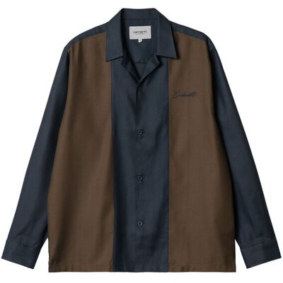 Carhartt WIP L/S Delaney Shirt Mizar Bărbați - Cămaşă Carhartt WIP - Albastru - I034381_2PM_XX-XL - Size: XL Albastru XL male Carhartt WIP L/S Delaney Shirt Mizar Bărbați - Cămaşă Carhartt WIP - Albastru - I034381_2PM_XX-XL - Size: XL Albastru XL male
