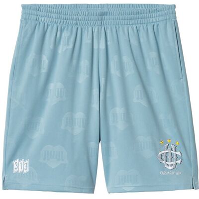 Carhartt WIP Hartt´s Football Short Blue Bărbați - Pantaloni scurţi Carhartt WIP - Albastru - I034623_2UH_XX-M - Size: M Albastru M male Carhartt WIP Hartt´s Football Short Blue Bărbați - Pantaloni scurţi Carhartt WIP - Albastru - I034623_2UH_XX-M - Size: M Albastru M male