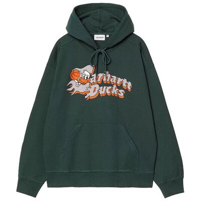 Carhartt WIP Hooded Flaming Ducks Sweat Green Bărbați - Hanorace și bluze cu glugă Carhartt WIP - Verde - I034724_CI_XX-M - Size: M Verde M male Carhartt WIP Hooded Flaming Ducks Sweat Green Bărbați - Hanorace și bluze cu glugă Carhartt WIP - Verde - I034724_CI_XX-M - Size: M Verde M male