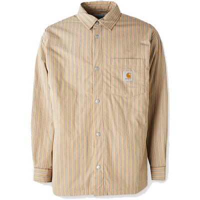 Carhartt WIP Grimsby Shirt Jacket Bărbați - Cămaşă Carhartt WIP - Maro - I035156_30N_XX-XL - Size: XL Maro XL male Carhartt WIP Grimsby Shirt Jacket Bărbați - Cămaşă Carhartt WIP - Maro - I035156_30N_XX-XL - Size: XL Maro XL male