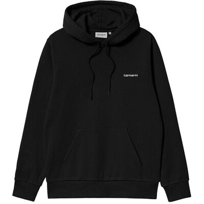 Carhartt WIP Hooded Script Embroidery Sweat Black Bărbați - Hanorace și bluze cu glugă Carhartt WIP - Negru - I035392_0D2_XX-L - Size: L Negru L male Carhartt WIP Hooded Script Embroidery Sweat Black Bărbați - Hanorace și bluze cu glugă Carhartt WIP - Negru - I035392_0D2_XX-L - Size: L Negru L male