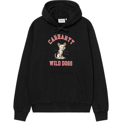 Carhartt WIP Hooded Wild Dog Sweat Bărbați - Hanorace și bluze cu glugă Carhartt WIP - Negru - I035625_89_XX-L - Size: L Negru L male Carhartt WIP Hooded Wild Dog Sweat Bărbați - Hanorace și bluze cu glugă Carhartt WIP - Negru - I035625_89_XX-L - Size: L Negru L male
