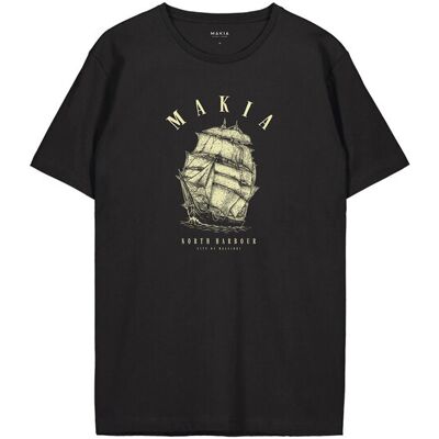 Makia O-Hoi T-shirt M Bărbați - Tricouri Makia - Negru - M21321_999-L - Size: L Negru L male Makia O-Hoi T-shirt M Bărbați - Tricouri Makia - Negru - M21321_999-L - Size: L Negru L male