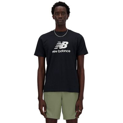 New Balance Sport Essentials Logo T-Shirt Black Bărbați - Tricouri New Balance - Negru - MT41502BK-M - Size: M Negru M male New Balance Sport Essentials Logo T-Shirt Black Bărbați - Tricouri New Balance - Negru - MT41502BK-M - Size: M Negru M male