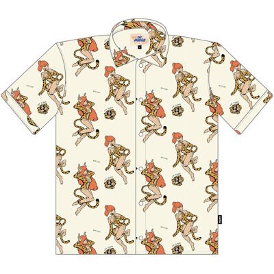 The Dudes Leopard Hawaiian Shirt Bărbați - Cămaşă The Dudes - Off-white - 202362-XL - Size: XL Off-white XL male The Dudes Leopard Hawaiian Shirt Bărbați - Cămaşă The Dudes - Off-white - 202362-XL - Size: XL Off-white XL male