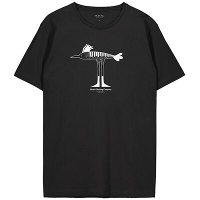 Makia Bird T-shirt M Bărbați - Tricouri Makia - Negru - U21315_999-M - Size: M Negru M male Makia Bird T-shirt M Bărbați - Tricouri Makia - Negru - U21315_999-M - Size: M Negru M male