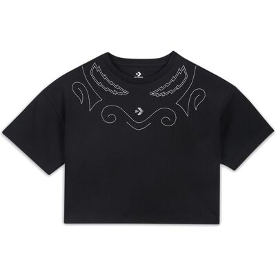 Converse Proud To Be Oversized Cropped T-Shirt Femei - Tricouri Converse - Negru - 10027209-A01-XS - Size: XS Negru XS female Converse Proud To Be Oversized Cropped T-Shirt Femei - Tricouri Converse - Negru - 10027209-A01-XS - Size: XS Negru XS female