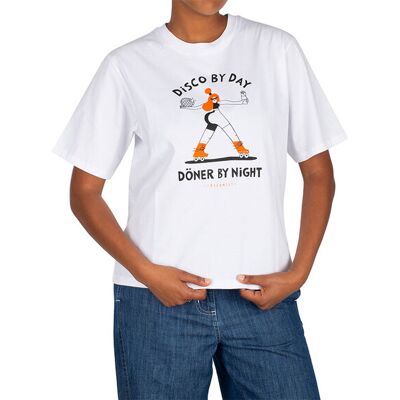 IrieDaily Disco Day T-Shirt Femei - Tricouri IrieDaily - Alb - 165B482-710-XS - Size: XS Alb XS female IrieDaily Disco Day T-Shirt Femei - Tricouri IrieDaily - Alb - 165B482-710-XS - Size: XS Alb XS female