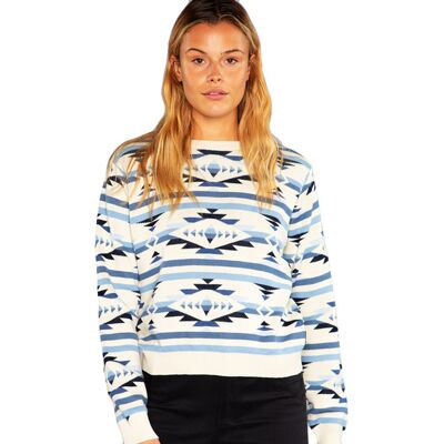 Dedicated Sweater Arendal Ikat Navy Femei - Hanorace și bluze cu glugă Dedicated - Albastru - 19207-L - Size: L Albastru L female Dedicated Sweater Arendal Ikat Navy Femei - Hanorace și bluze cu glugă Dedicated - Albastru - 19207-L - Size: L Albastru L female