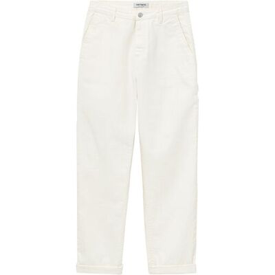 Carhartt WIP W' Pierce Pant Wax rinsed Femei - Pantaloni Carhartt WIP - Alb - I028635_D6_02-27 - Size: 27 Alb 27 female Carhartt WIP W' Pierce Pant Wax rinsed Femei - Pantaloni Carhartt WIP - Alb - I028635_D6_02-27 - Size: 27 Alb 27 female
