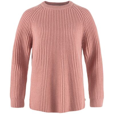 Fjällräven Övik Rib Sweater W Pink Femei - Hanorace și bluze cu glugă Fjällräven - Roz - F14600183-300-L - Size: L Roz L female Fjällräven Övik Rib Sweater W Pink Femei - Hanorace și bluze cu glugă Fjällräven - Roz - F14600183-300-L - Size: L Roz L female