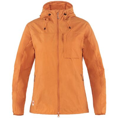 Fjällräven High Coast Wind Jacket W Orange Femei - Geci Fjällräven - Portocaliu - F83516-206-L - Size: L Portocaliu L female Fjällräven High Coast Wind Jacket W Orange Femei - Geci Fjällräven - Portocaliu - F83516-206-L - Size: L Portocaliu L female