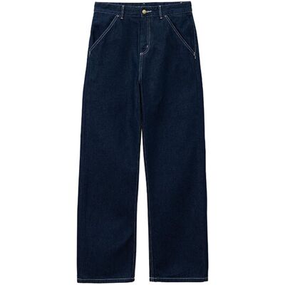 Carhartt WIP W' Simple Pant Blue Femei - Pantaloni Carhartt WIP - Albastru - I031924_01_2Y-26 - Size: 26 Albastru 26 female Carhartt WIP W' Simple Pant Blue Femei - Pantaloni Carhartt WIP - Albastru - I031924_01_2Y-26 - Size: 26 Albastru 26 female