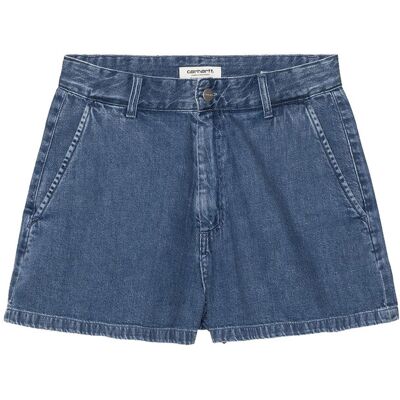 Carhartt WIP W' Lova Short Femei - Pantaloni scurţi Carhartt WIP - Albastru - I036286_01_06-M - Size: M Albastru M female Carhartt WIP W' Lova Short Femei - Pantaloni scurţi Carhartt WIP - Albastru - I036286_01_06-M - Size: M Albastru M female