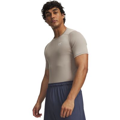 Under Armour UA HeatGear Compression Short Sleeve Timberwolf Taupe Bărbați - Lenjerie intimă Under Armour - Beige - 1361518-203-M - Size: M Beige M male Under Armour UA HeatGear Compression Short Sleeve Timberwolf Taupe Bărbați - Lenjerie intimă Under Armour - Beige - 1361518-203-M - Size: M Beige M male