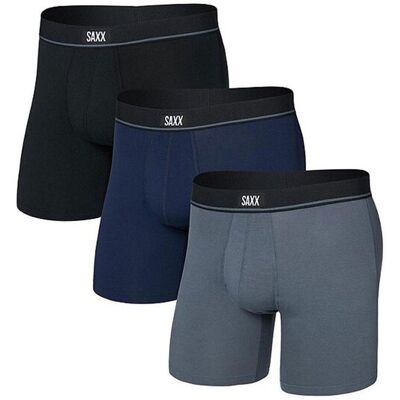 Saxx Essential Cotton BB Fly 3PK Multicolor SXPP3EC-BGN Bărbați - Lenjerie intimă Saxx - Multicolor - SXPP3EC-BGN-M - Size: M Multicolor M male Saxx Essential Cotton BB Fly 3PK Multicolor SXPP3EC-BGN Bărbați - Lenjerie intimă Saxx - Multicolor - SXPP3EC-BGN-M - Size: M Multicolor M male